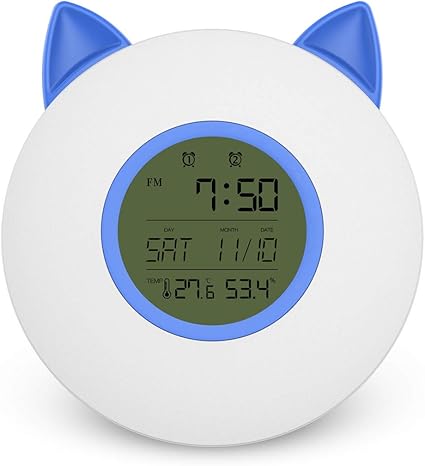 Fengclock Réveil Réveil Léger Radio Réveil Numérique