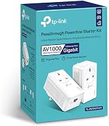 TP-Link TL- Powerline Adapter Kit 1000Mbps Gigabit Passthrough view 8