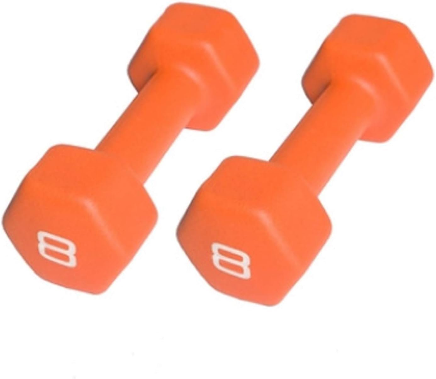 Bueuwe Dumbbells Weight Set, Cast Iron Hex Dumbbell for Child Women and Men, Available 1LB-10LB, Exercise Weights for Core and Strength Training,8lb