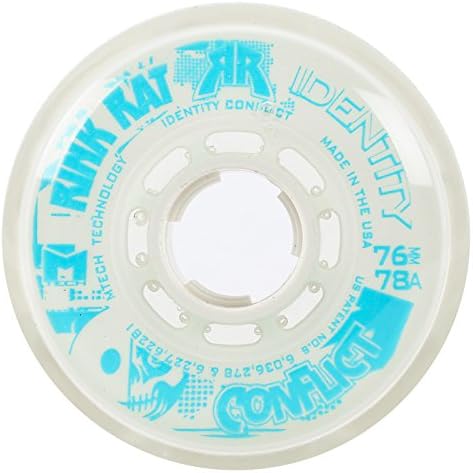 Rink Rat Identity Conflict 78A Inline Hockey Skate Wheels - 4 Pack