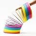 Fun Central 7 Inch Jumbo Rainbow Magic Spring Toy Party Favors for Kids & Toddlers