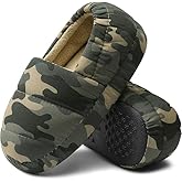 Bigwow Boys Camouflage Slippers Elastic Closed Heel House Shoes for Toddler Kids