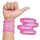 72 Pack Inspirational Breast Cancer Awareness Pink