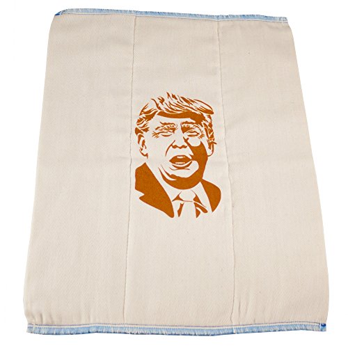Ozocozy Politician on a Prefold Diaper -Trump Size 1