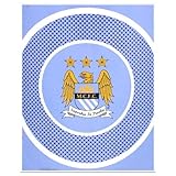 Manchester City Bullseye Fleece Blanket (125cm x 150cm)