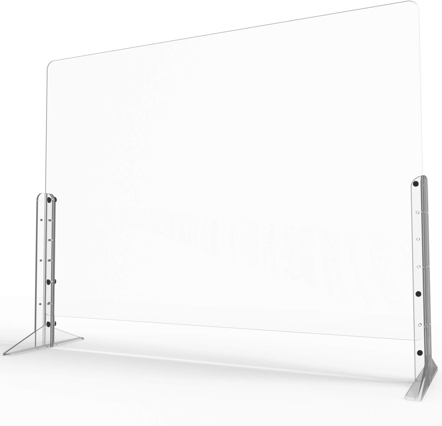 Euway Sneeze Guards for Desk countertops,[Anti-explosion] Plexiglass Shields Barrier for [Counter] [Countertops] [Desk],Safe Barrier Shield for Table,Clear 32"W x 24"H: Home Improvement