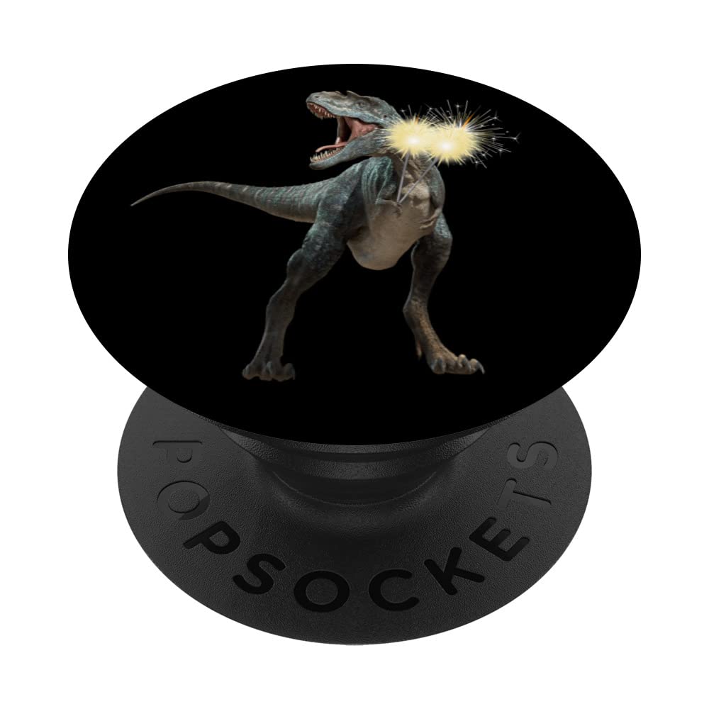 NEW YEAR'S EVE 2023 DECO SPARKLERS DINOSAUR WOMENS MENS KIDS PopSockets Swappable PopGrip