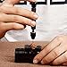 Precision Pin Vise Model Hand Drill Set with Micro Twist Drill Bits, NLEADER Pin Vise Drill for Resin Jewelry Walnut Amber Beeswax Olive Buddha Beads Ivory Nut Plastic 11 pcs