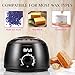 Wax Warmer, BFull Hair Removal Waxing Kit with Hard Wax Beans, 20pcs Wax Applicator Sticks, Painless self Home Waxing for women men, Bikini,armpit