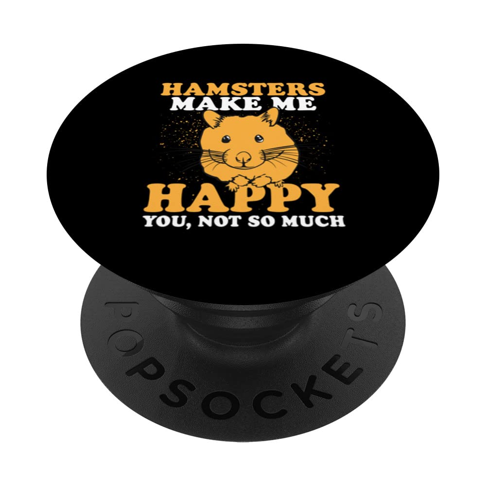 Funny quote animal cute hamster clothing PopSockets Swappable PopGrip