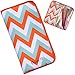 Hair Straightener Heat-Resistant Travel Case. Portable Flat Iron Protector in Stylish Cute Colors. Curling Iron Storage. Color Options. (Orange Chevron)thumb 4