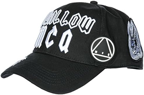 MCQ Alexander McQueen adjustable men's cotton hat baseball cap Swallow black