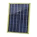 ECO-WORTHY 20 Watts Epoxy Solar Panel with 2m Cable & 30A Clip for 12V Camping Battery Charger