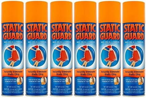 Static Guard Instantly Eliminates Static Cling, 5.5 oz - 6 count