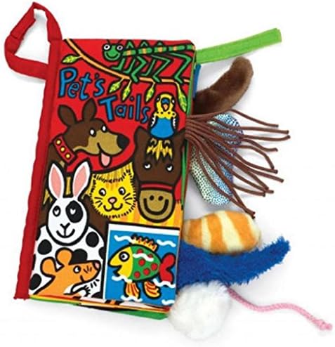 Vcenty Animal Tails Cloth book Baby Toy Cloth Development Books Pitt tail