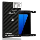 For 3D Curved Full Screen Coverage Samsung Galaxy S7 Edge Tempered Glass - High Definition - Full 100% Coverage (For Samsung Galaxy S7 edge Black)