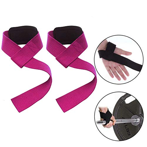 image for EraseSIZE 1 Pair Gym Weight Lifting Straps Power Training Grip Gloves 