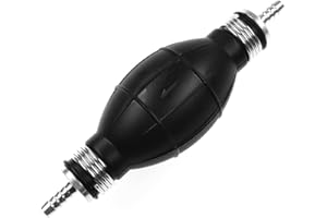 JRL Fuel Pump Fuel Line Hand Primer Bulb 6mm 1/4‘’ inch Rubber fit for Car/Boat/Marine/Motorcycle 9001080A