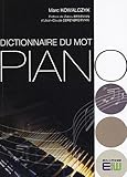 Dictionnaire du mot Piano by 