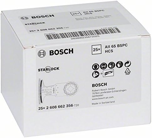 Bosch 2608662356 Plunge Saw Blade HCS AIZ 65 BSC, Hard Wood, 40 x 65 mm, black - Image 3