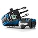 X-Plore Gear Emergency Paracord Bracelets | Set of 2| The Ultimate Tactical Survival Gear| Flint Fire Starter, Whistle, Compass & Scraper | Best Wilderness Survival-Kit - Black(M)/Blue(M)
