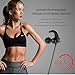 OUCOMI Bluetooth Headphones Wirless Earbuds Sport Running Earphones Black+Red