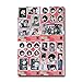BTS Stickers Set 16 Pcs, Love Yourself Sticker Set with 1 Kpop Mask Free