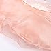 Vbiger Women Floral Pattern Chiffon Layer Kentucky Derby Wide Brim Hat ( Peach Pink)
