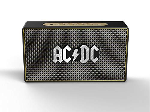idance Cassa bluetooth ACDC Classic 3 20W Black, Gold - Portable Speakers (20 W, Wired & Wireless, Micro-USB, Black…