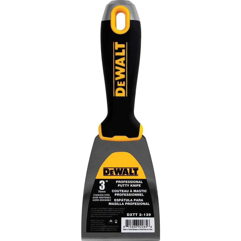 DeWALT Drywall Hammer End Jointing/Filling Knife 75mm (3in)