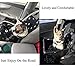 Upworld Pet Dog Car Booster Seat Carrier, Dog Puppy Cat Travel Safety Seat Carrier with Dog Seat Belt，Foldable Portable and Waterproof Non-Slip for Dog Cat up to 25lbs