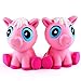 Coohole 10CM Soft Whale Fox Cartoon Squishy Slow Rising Squeeze Kids Toy Phone Straps Ballchains (A)