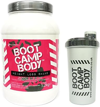 Diet Shakes For Women, Strawberry Meal Replacement Shake with Shaker Bottle