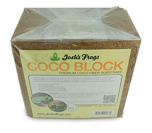 Josh's Frogs Coco Block Fine Coco Fiber (5 kg/38 quarts)