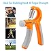 132LB/60kg Hand Gripper, RISEPRO Hand Strengthener Non-slip Gripper Hand Exerciser Strength Trainer for Athletes Pianists Kids Adjustable Resistance Set of 4 with 3 grip rings HG2060-3R