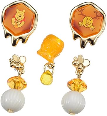 Amazon ピアス セット プーさん Material Mix ピアス 通販