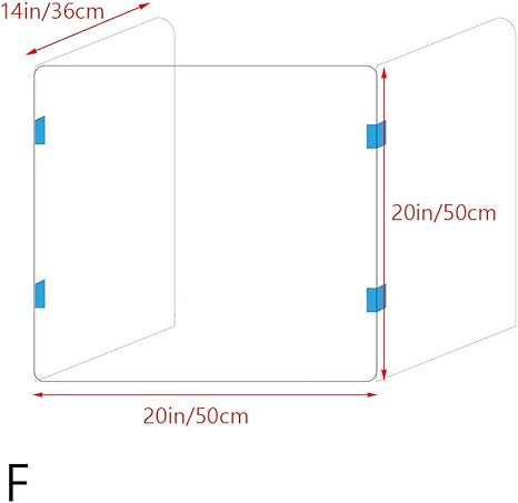 Amazon Co Jp Rxy パーティション 複数のサイズは肥厚アクリルポータブルアンチフォームバッフル ホームスクールオフィスのセキュリティ保護パーティションを選択することができます サイズ 14xx ホーム キッチン