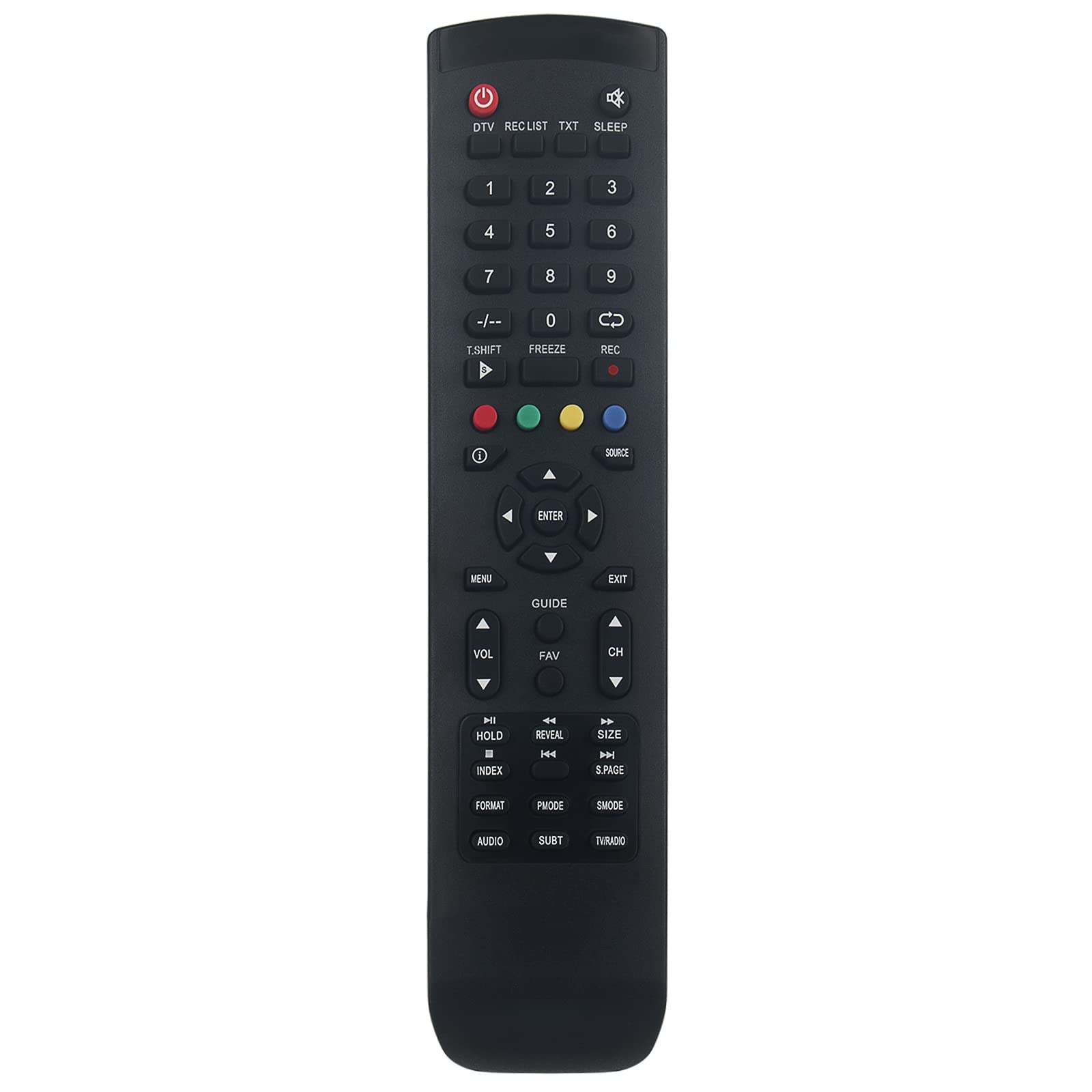 ALLIMITY Replace Remote Control fit for ENGEL TV Everled-24 LE3240 LED32 LE2220C Everled-39 LE2060T2 Everled-46 LE2460T2 LE4060T2 LE2420 LED24