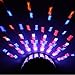 Lixada 24W DJ Lights 8 Colors LED Wide Beam Laser Strobe Light 6 channel Led DMX lighting with IR remote control metal casing Club Light home KTV disco stage effect Lighting