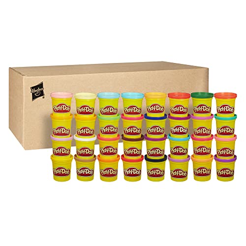 PlayDoh Modeling Compound 36 Pack Case of Colors, NonToxic, Assorted