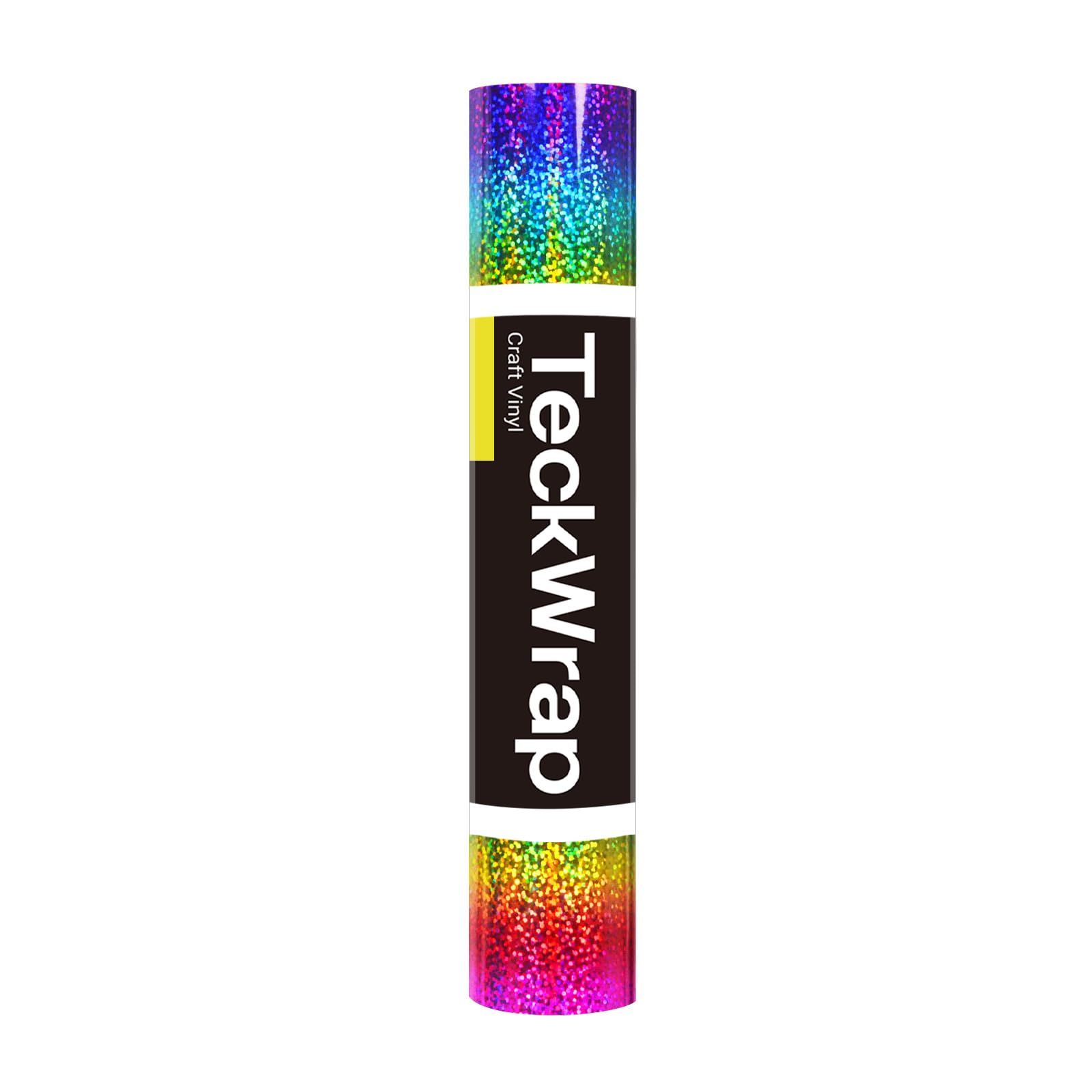 TECKWRAP Holographic Sparkle Chrome Adhesive Craft Vinyl 1ft x 5ft, Rainbow — image 1
