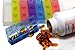 Inspiration Industry NY Pill Organizer Box with Snap Lids (7-day AM/PM) - Pill Box 6018