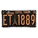 Eiffel Tower Retro Vintage Auto License Plate Tin Sign Size 12