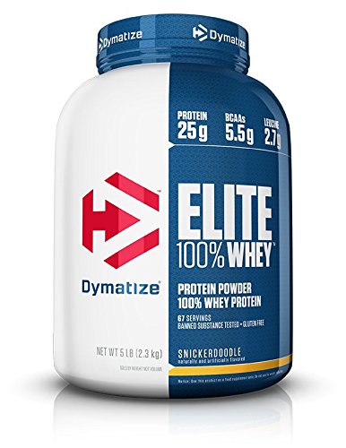 Dymatize Elite 100% Whey Protein, Snickerdoodle, 5 lbs