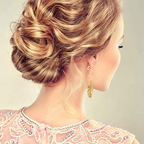 JACEDOFU 36 PairsTassel Earrings Layered Long Thread Ball Dangle Earrings Stud Earring Bohemian Tiered Tassel Drop Earrings Fashion Jewelry for Women Girls Valentine Birthday Party Gifts