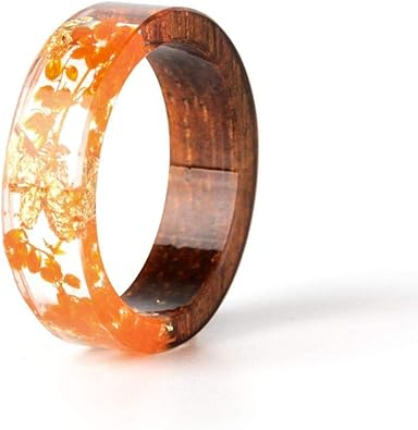 Bague en bois fait main Clearance