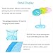 LANMOK 3pcs Hanging Mesh Storage Basket Foldable Space Saving Toy Organizer With 3pcs S hooks for Kids Room Bathroom Wall Balcony Wardrobe