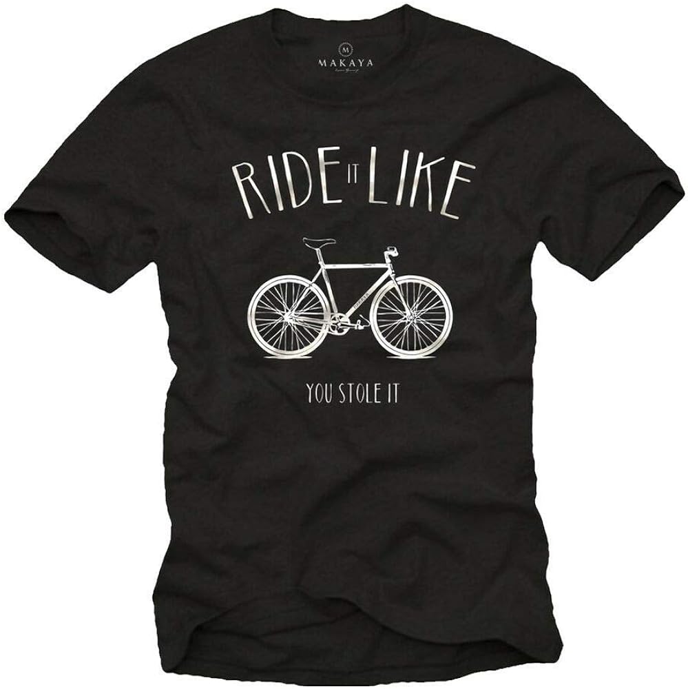 Cool Bicycle Mens TShirt FixieMen Road Bike Biker Bicycle Jersey