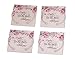 Vesungimey Love Knot Bracelet Bangle I Can't Tie The Knot Without You Bridesmaid Cards Bridesmaid Cuff Bracelet for Women Silver Gold Rose Gold Colors Available Set of 1 4 6 Rose gold 4pcs