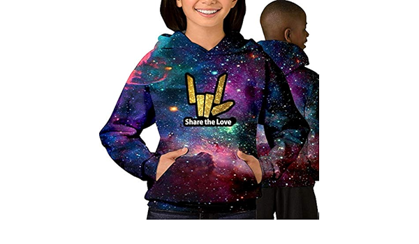 share the love galaxy hoodie